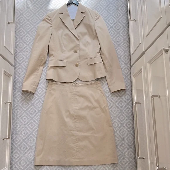Khaki cotton banana republic suit - Picture 1 of 10